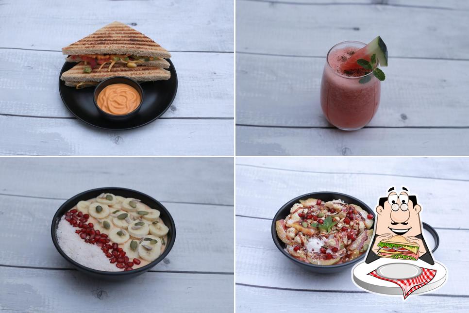 Club sandwich at Healthee Shade