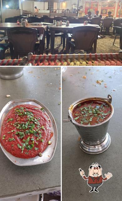 Check out the photo showing food and interior at Liliwadi Kathiyawadi Restaurant