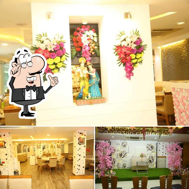 The interior of Bansari Hotel & Banquet Hall