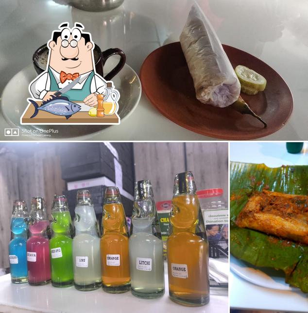 Grilled salmon at Hotel Malabar Plaza