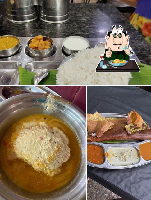 Food at Subbayya Hotel