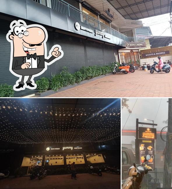 Enjoy the view at the outside area of Yummy Fried Chicken, Kondotty