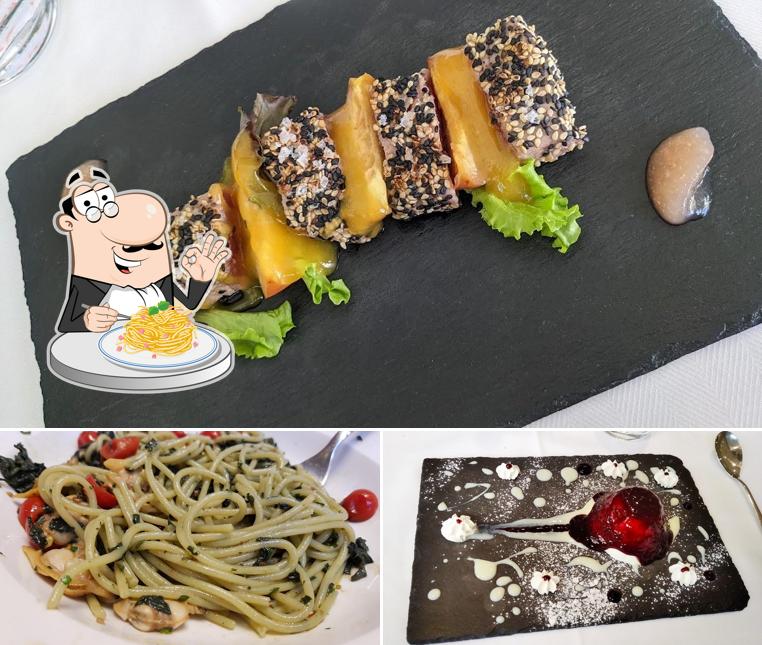 Spaghetti alla carbonara al Gallo Rosso