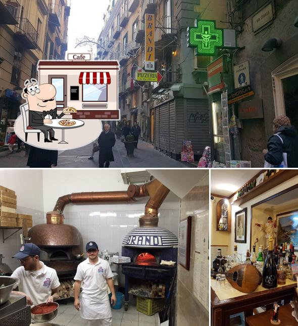 Dai un’occhiata alla foto che raffigura la esterno e alcol di Antica Pizzeria Brandi