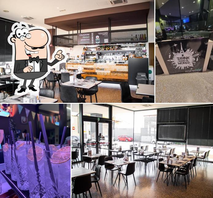 Gli interni di Harmonie Bistrot