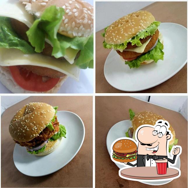 Try out one of the burgers served at Night City Cafe