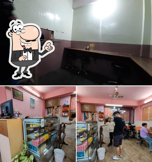 The interior of Fast Food Centre