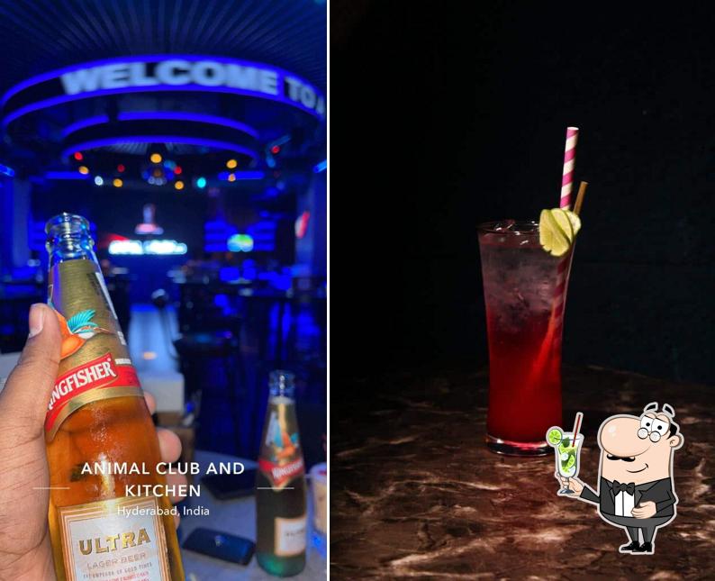 Enjoy a drink at Animal Club and Kitchen
