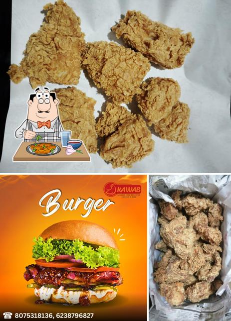 Chicken wings at Kawab Fried Chicken Aluva