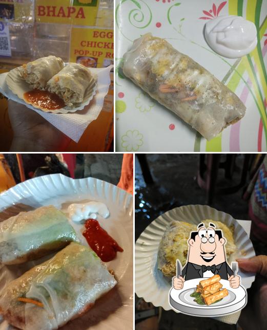 Spring rolls at MAK's Food Cart