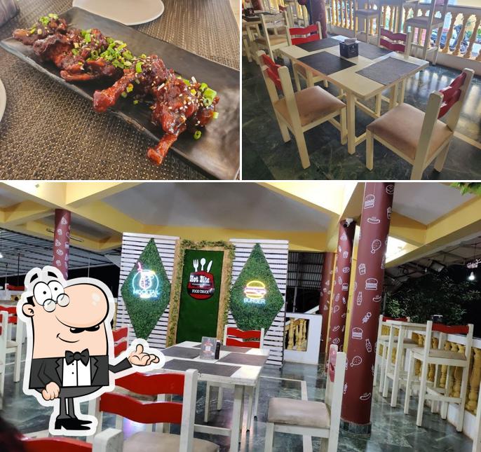 The interior of Hot Bite Restaurant