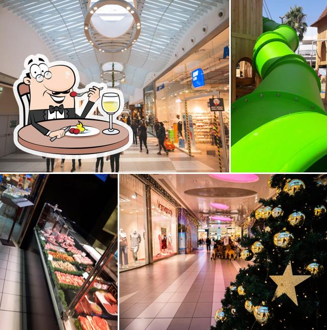 Cibo al Centro Commerciale La Cartiera