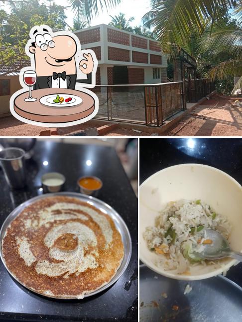 This is the photo depicting food and exterior at Birwa Annapoorna Pure Veg Restaurant - Melkar