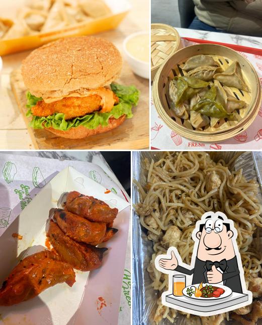 Food at Dumpling Hood