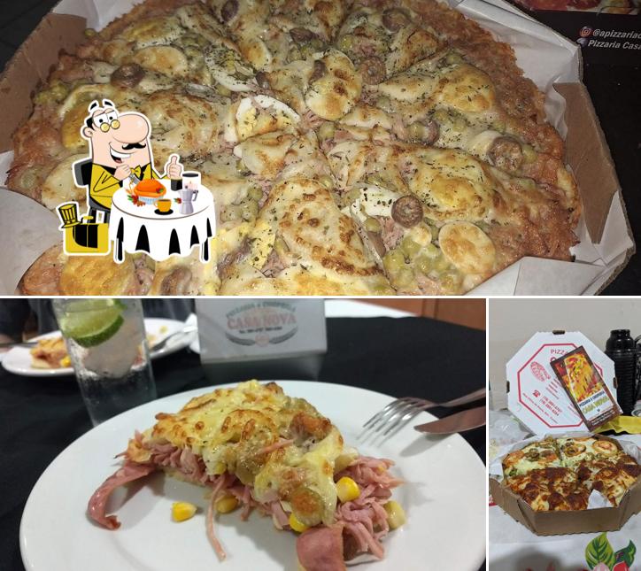 Comida em Pizzaria e Choperia Casa Nova