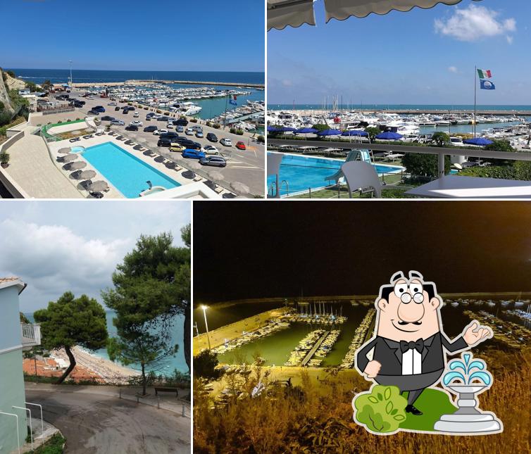 Gli esterni di Hotel Scogliera Numana