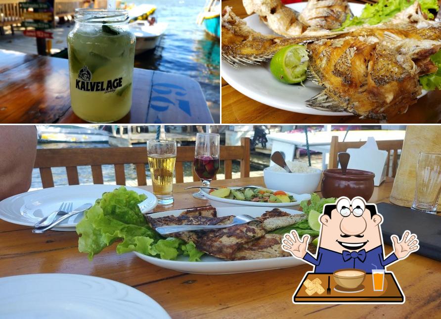 Platos en Restaurante Lagoa Azul