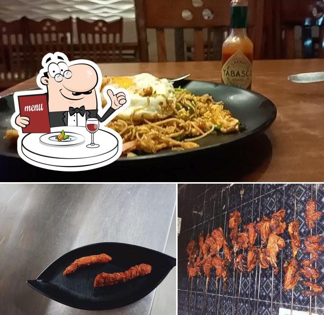 Food at Aaha restaurant ️