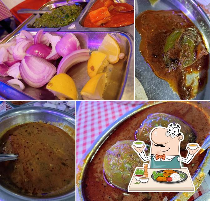Creme brulee at Megha Foods