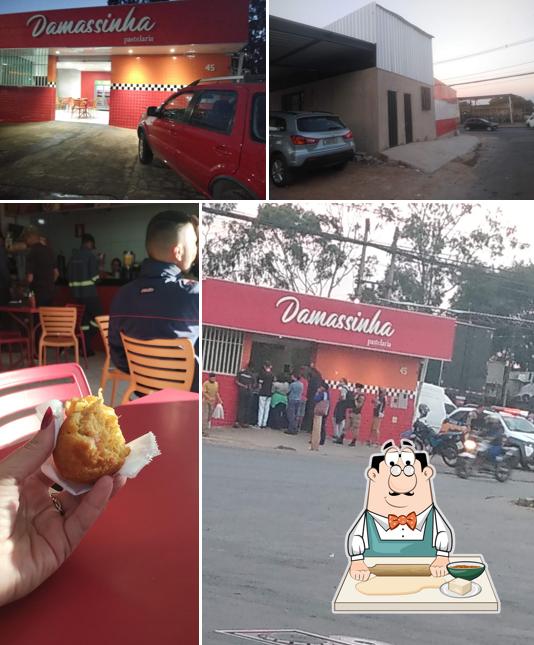 Samosas em Damassinha Pastelaria