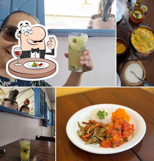 Comida em Restaurante Água Na Boca