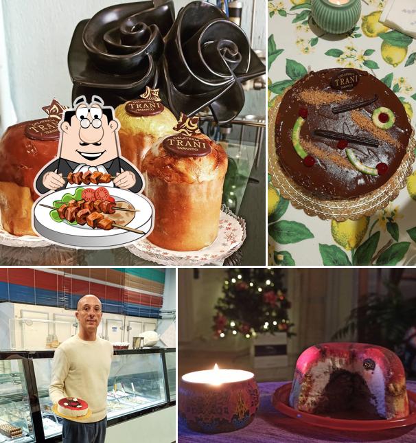 Platti al Gelateria Trani