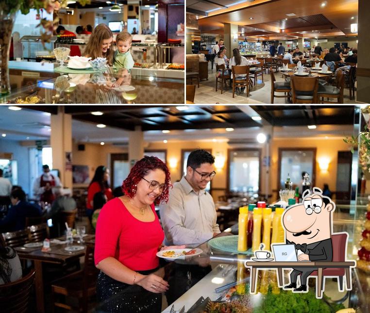 Veja imagens do interior do Churrascaria Sal e Brasa Brasília
