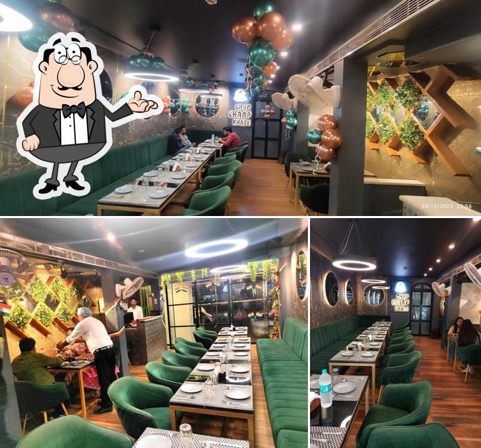 Check out how Punjabi Chaap Corner (A pure Vegetarian Multi-cuisine Restaurant) looks inside