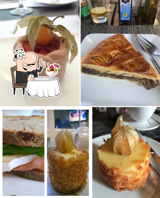 Jean Pierre - Pâtisserie et Boulangerie serve uma seleção de sobremesas