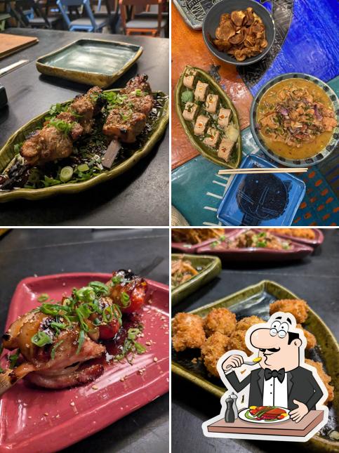 Platos en Taiyô Izakaya - Boteco Japonês