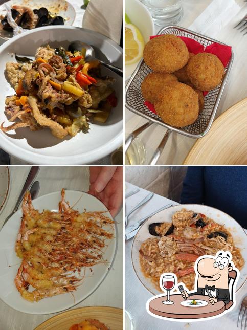 Platti al Ristorante Al Monaco