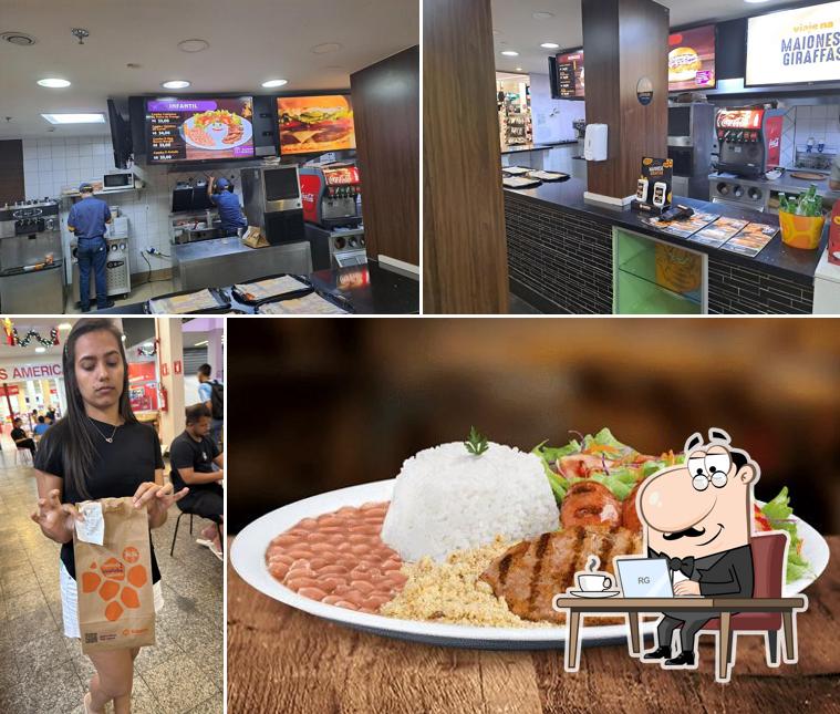 O interior do Giraffas