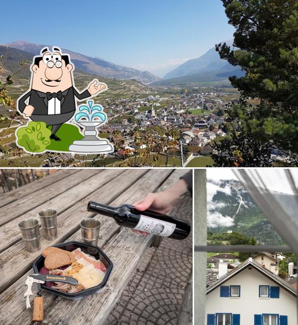 Goditi la vista dall'area esterna di Hotel Arkanum