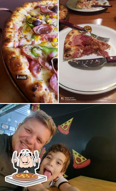 Consiga diversos estilos de pizza