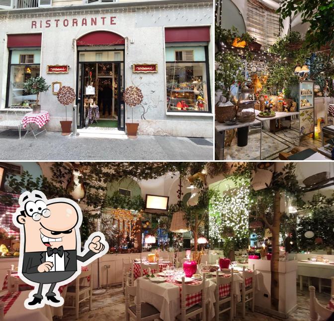 Gli interni di Urbani