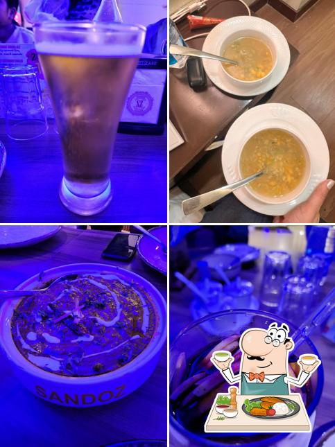 Food at Sandz 360 Revolving Restaurant
