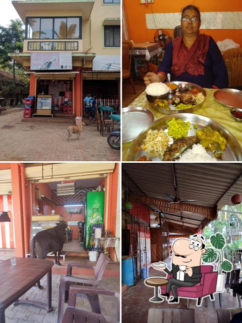 The interior of Srusthi Restaurant