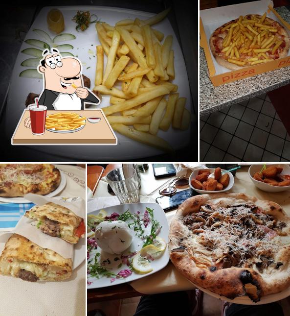 Assaggia le patatine fritte a Pizza Planet