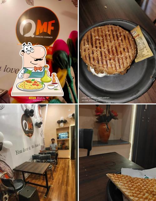 The photo of food and interior at Q.M.F Tonk