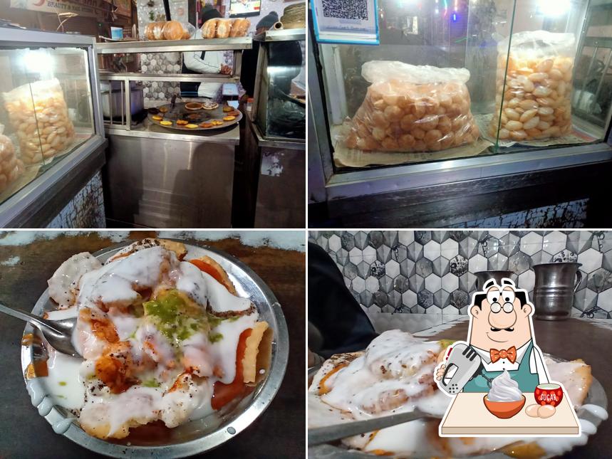 Vijay Chat Corner serves a selection of desserts