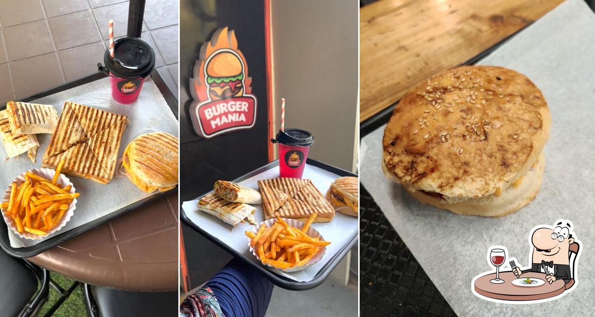 Food at Burger Mania