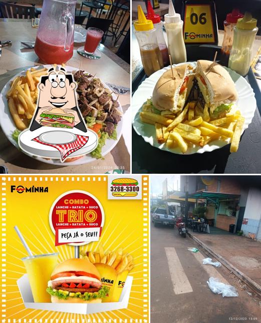 Clube sanduíches em Lanchonete e Restaurante Fominha Lanches e Refeições em Ituiutaba
