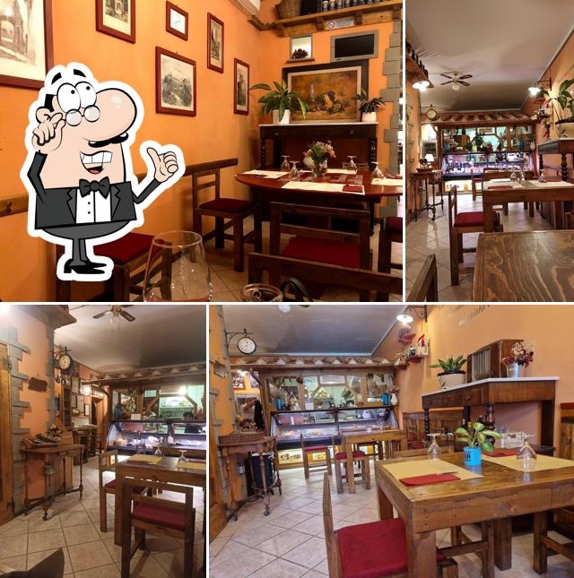 Gli interni di Pane e Cipolla Osteria