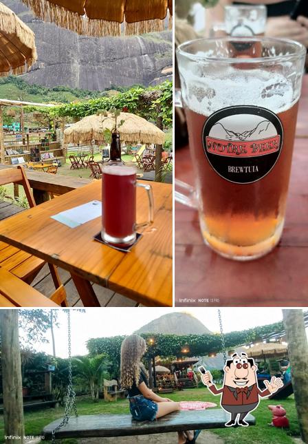 Entre diferentes coisas, comida e interior podem ser encontrados a Notre Beer Cervejaria