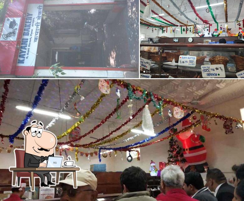 Take a seat at one of the tables at Kayani Bakery