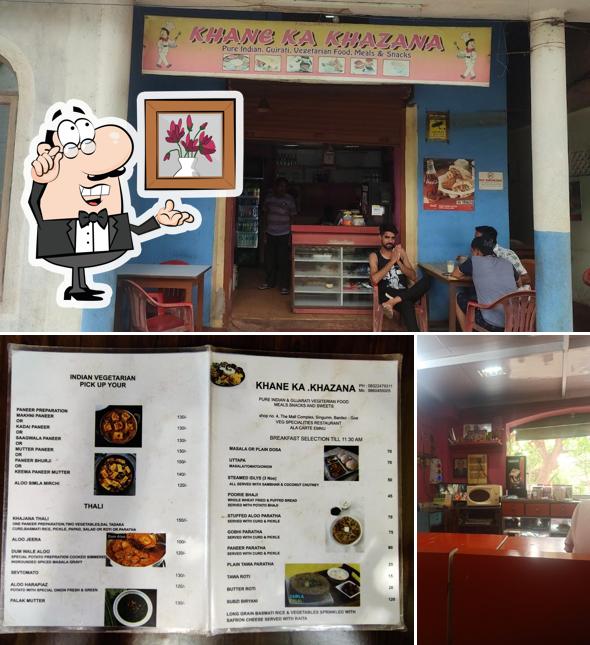 Check out how Khane Ka Khazana (Pure Veg Restaurant) looks inside