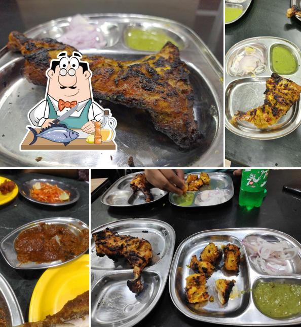 Grilled salmon at Zaiqa The Mughlai Kitchen