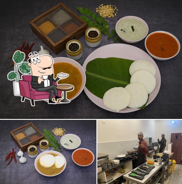 The interior of idli sundaram