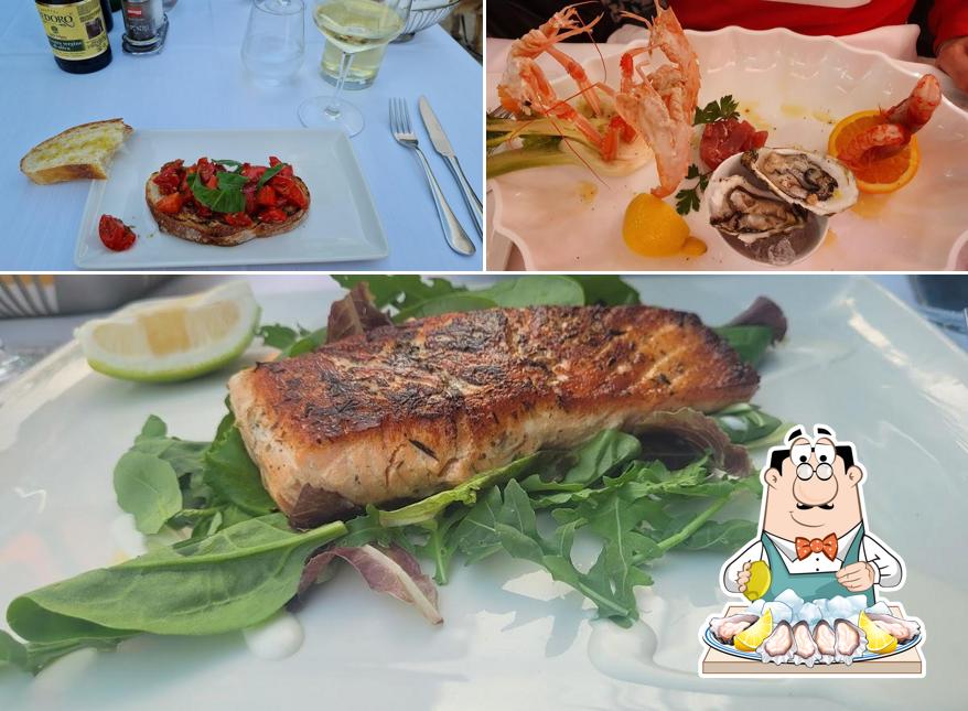 Ostriche al Ristorante Pesce di Mare Le Ancore della Bastia