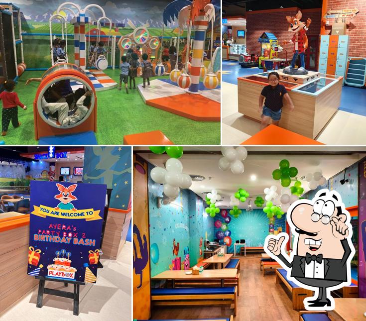 The interior of PLAYBOX